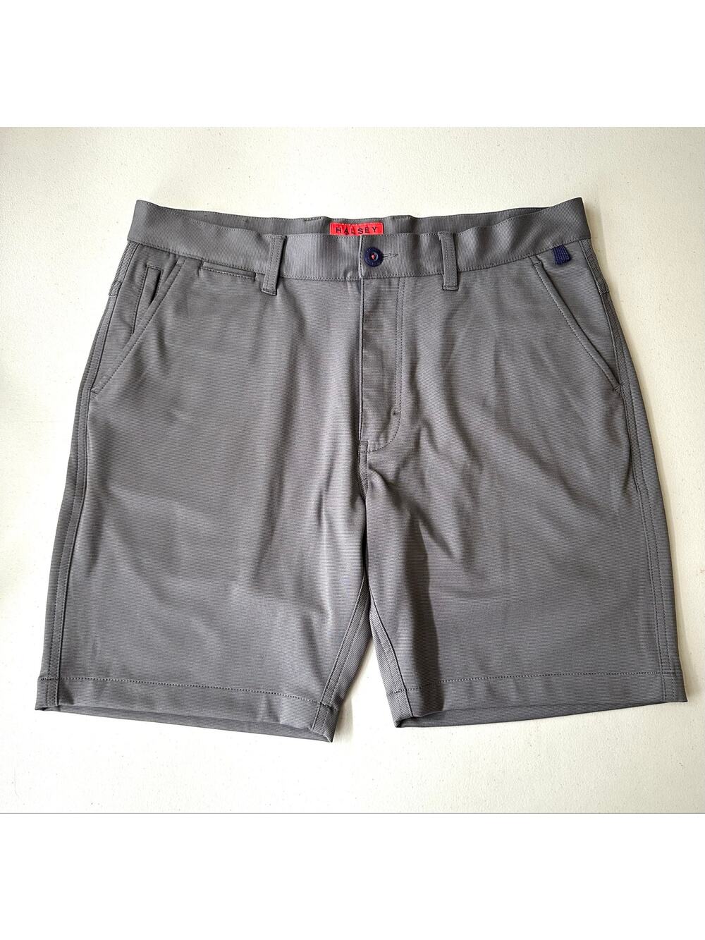 Halsey 44 Sport Breakwater Mens Golf Shorts Size 34 Gray Performance Stretch